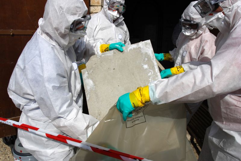 Local Asbestos Disposal pros at work